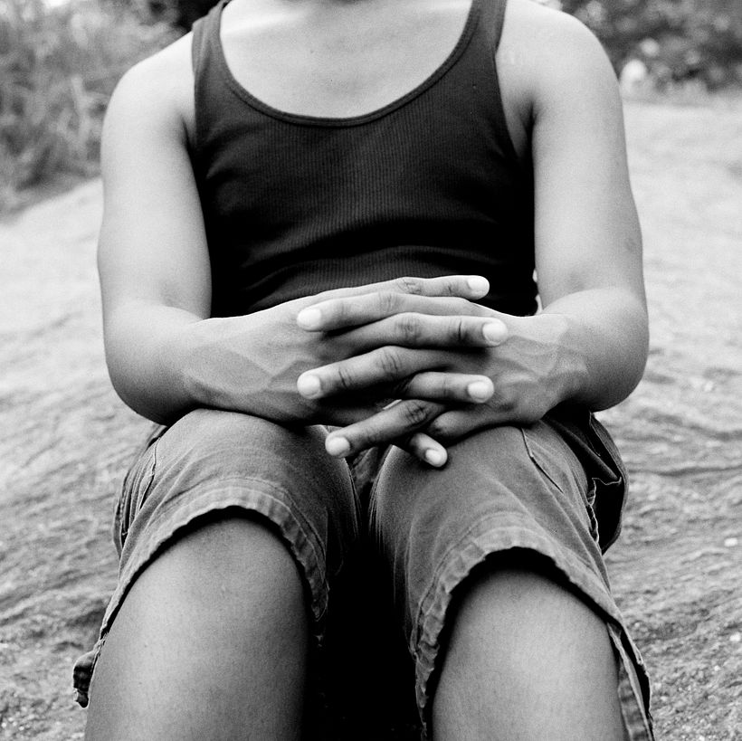 Chris. This image belongs to Days of Silence, a documentary piece documenting deafness.