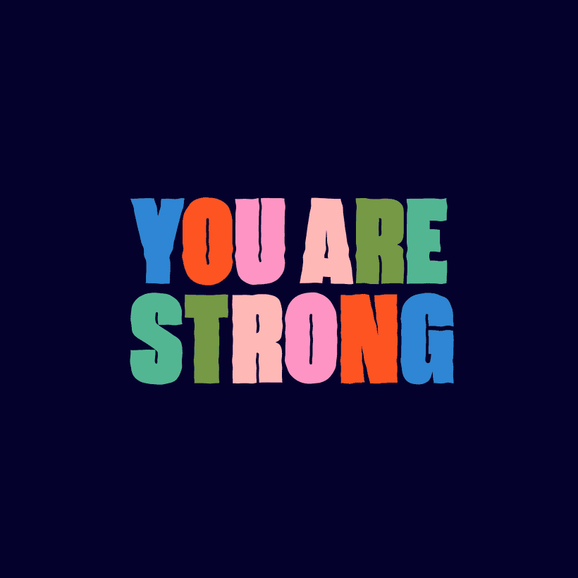 Increased the size of the word "strong" in AE to make it more emphasised.