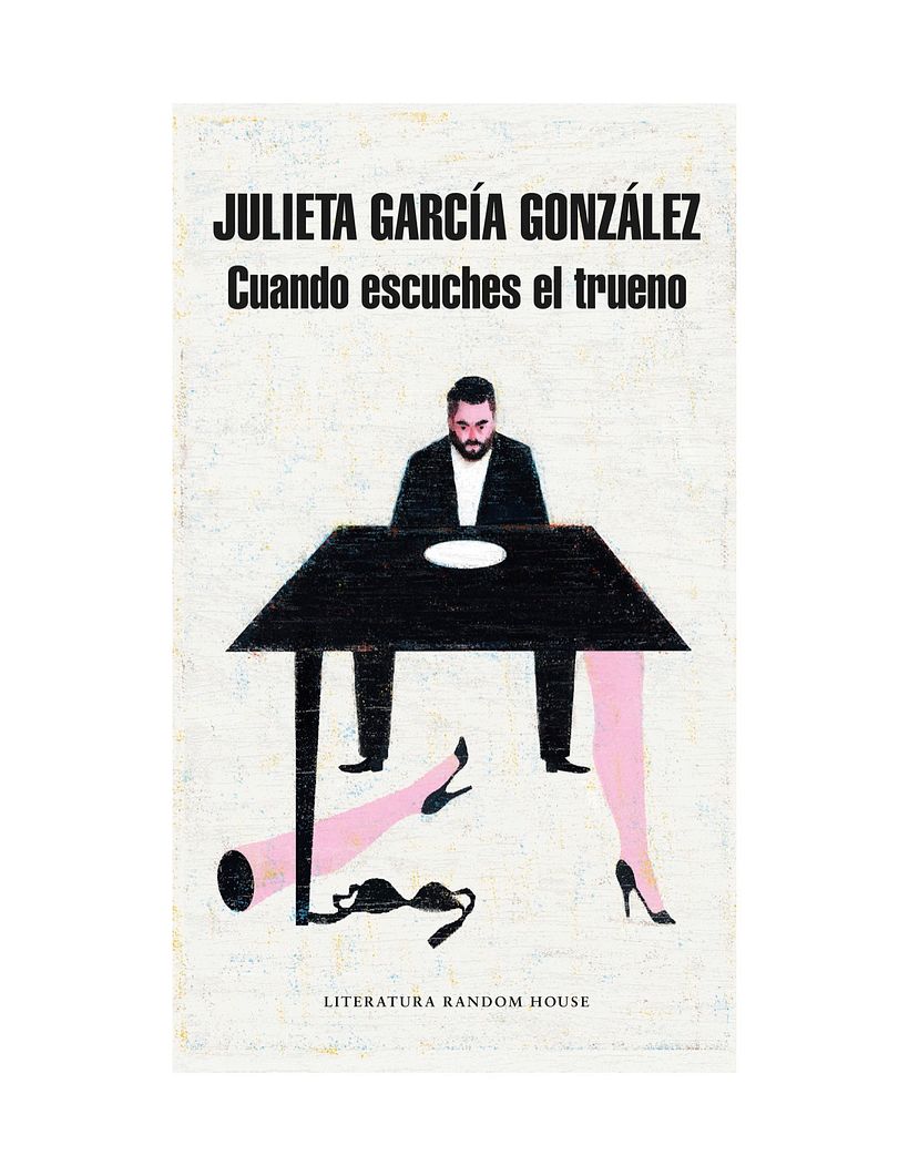 Portada de Cuando escuches el trueno con ilustración de Manuel Monroy, publicado en 2017. 