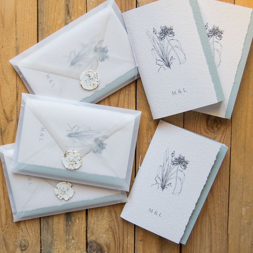 Notebook Wedding Invitations 4