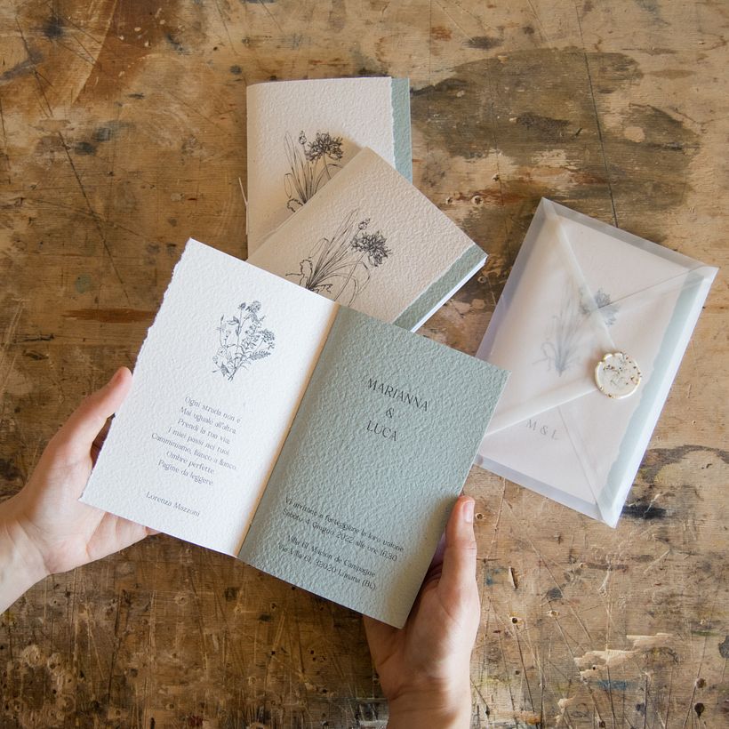 Notebook Wedding Invitations 5