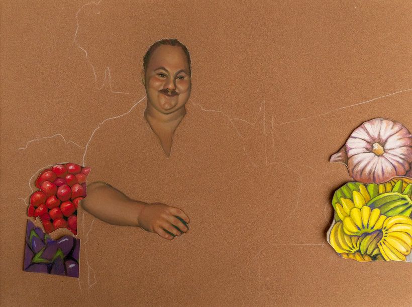 My project for course: Dramatic Portraits with Pastels, Collage, and Photoshop 16