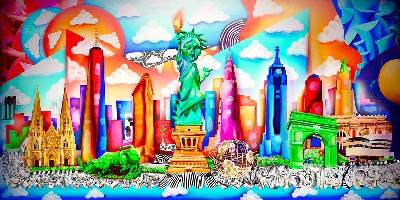 NYC Skyline via @fewocious on Instagram.