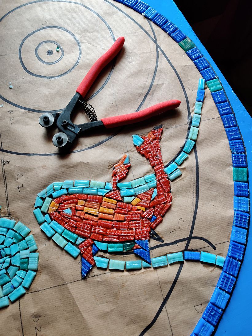 Excited to be fixing the first tesserae!