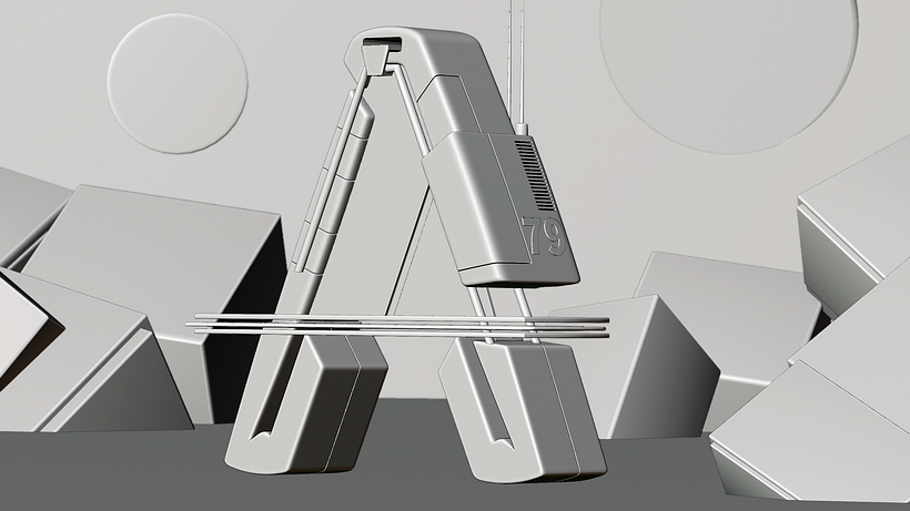 Mi proyecto del curso: Diseño 3D de letras originales con Blender 6