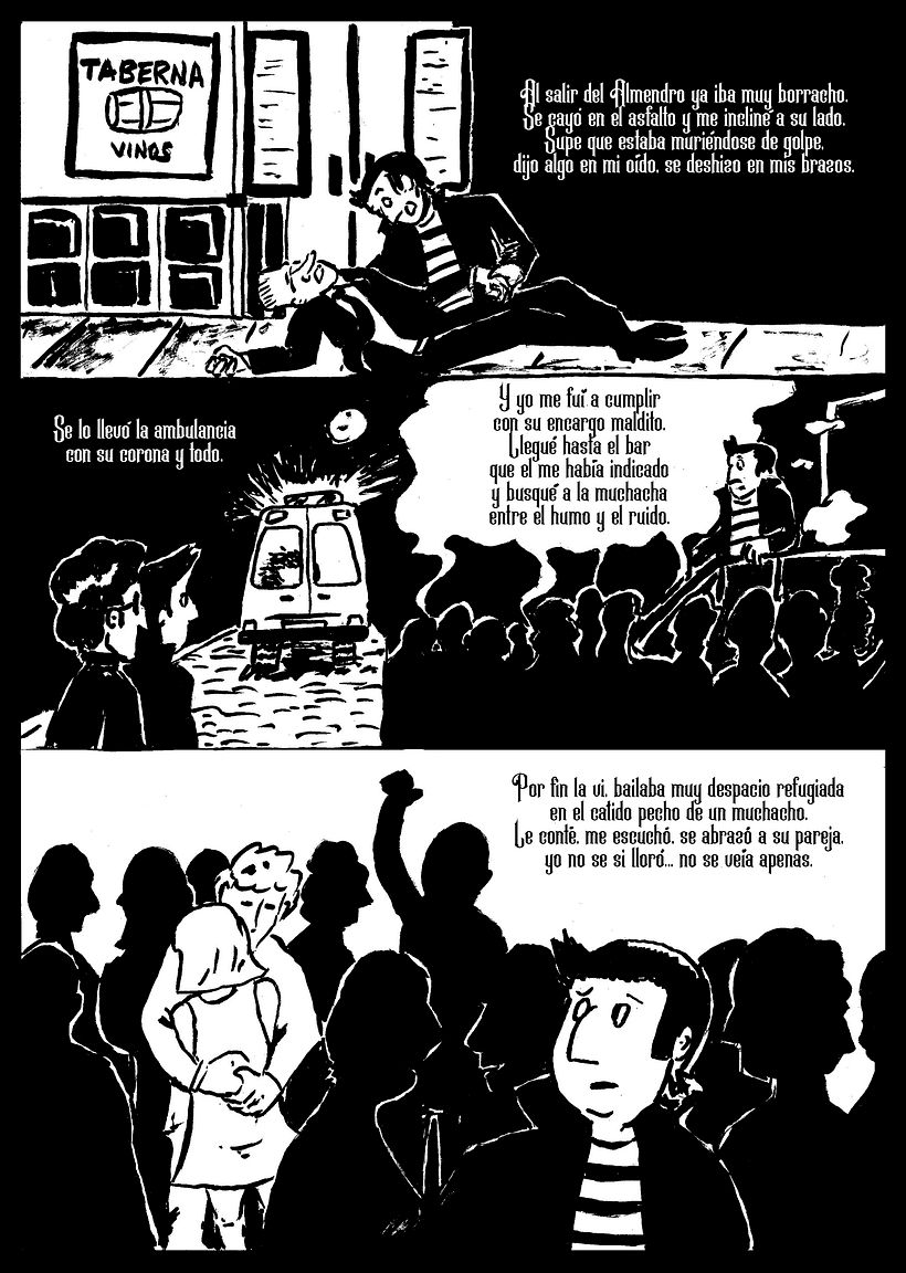 Mi proyecto del curso: Técnicas de entintado para cómic e ilustración. La extraña pareja. 4