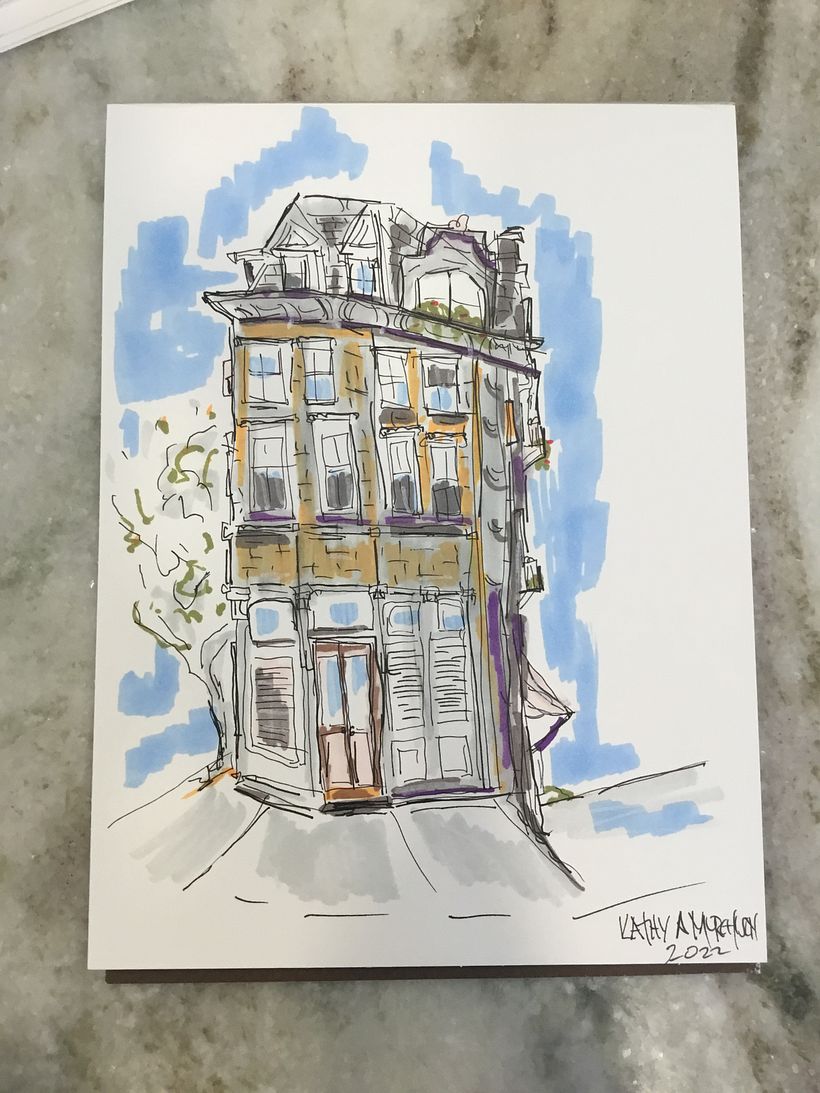 My project for course: Expressive Architectural Sketching with Colored Markers 2