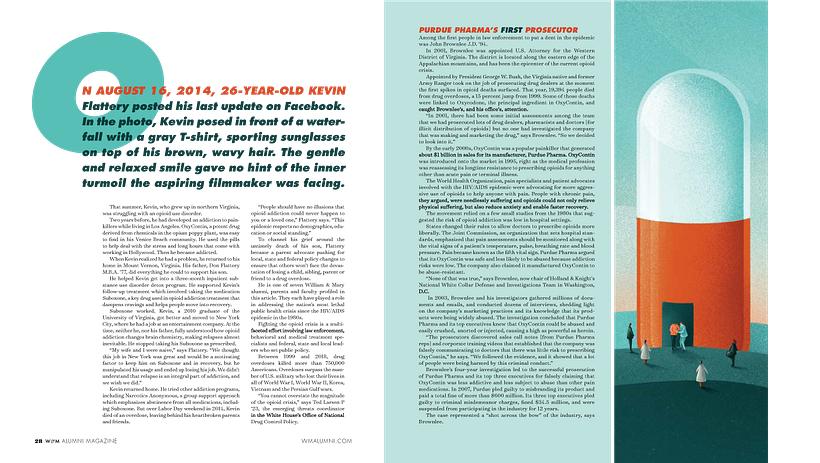 Magazine's layout