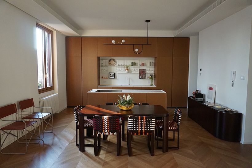  Restyling set di sei sedie  anni'60