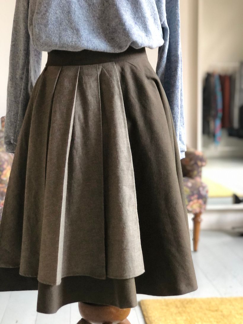 Il mio progetto del corso: Tecniche artigianali di sartoria: crea la tua gonna 12