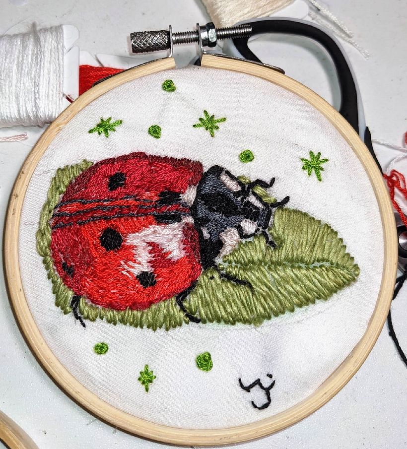 My project for course: Realistic Embroidery Techniques 4