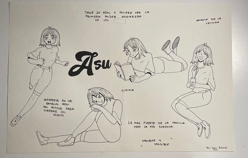 Mi Proyecto del curso: Creación de personajes manga 4