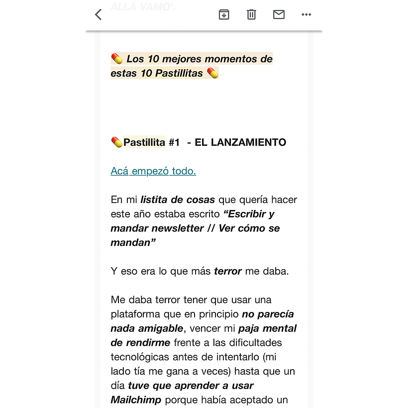 Newsletter - Pastillitas Creativas  5