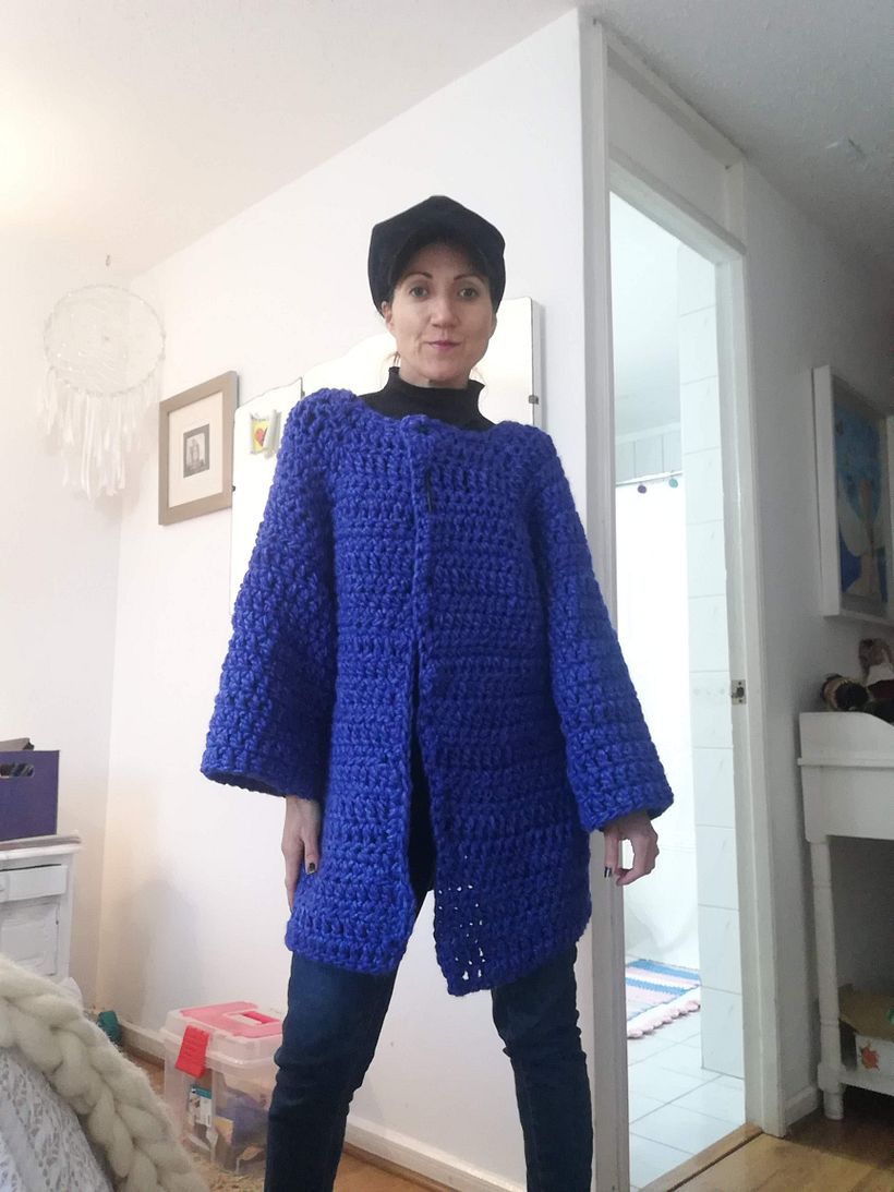 Mi proyecto del curso:  Top-down: prendas a crochet de una sola pieza 4