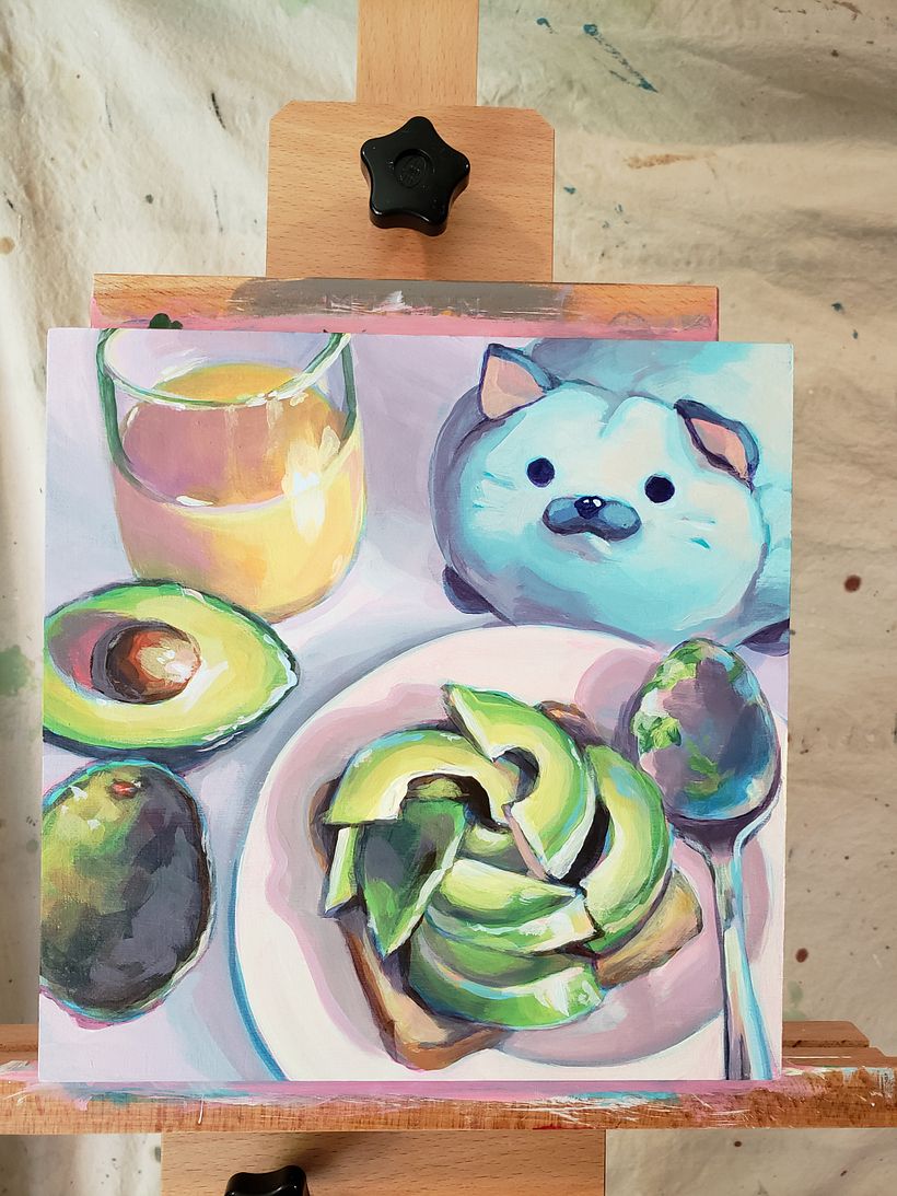 My project for course: Contemporary Oil Painting Techniques 9
