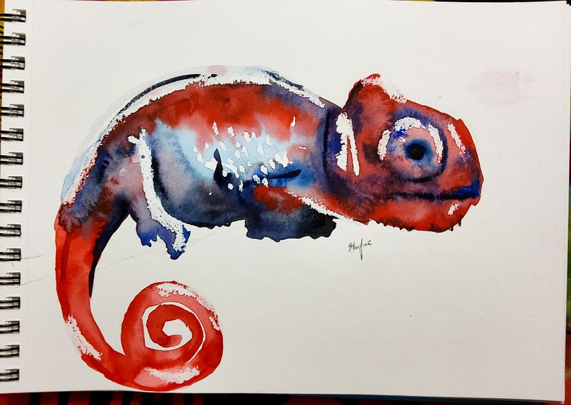Meu projeto do curso: Técnicas experimentais de aquarela para principiantes 5