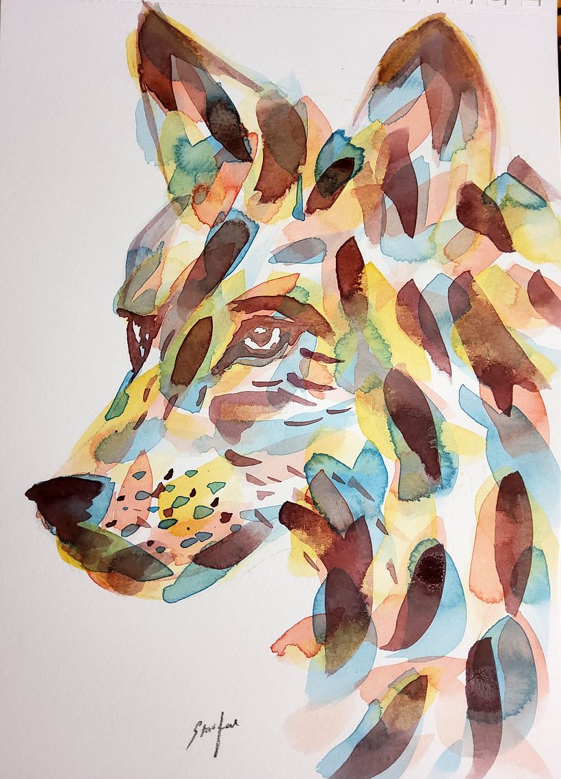 Meu projeto do curso: Técnicas experimentais de aquarela para principiantes 6