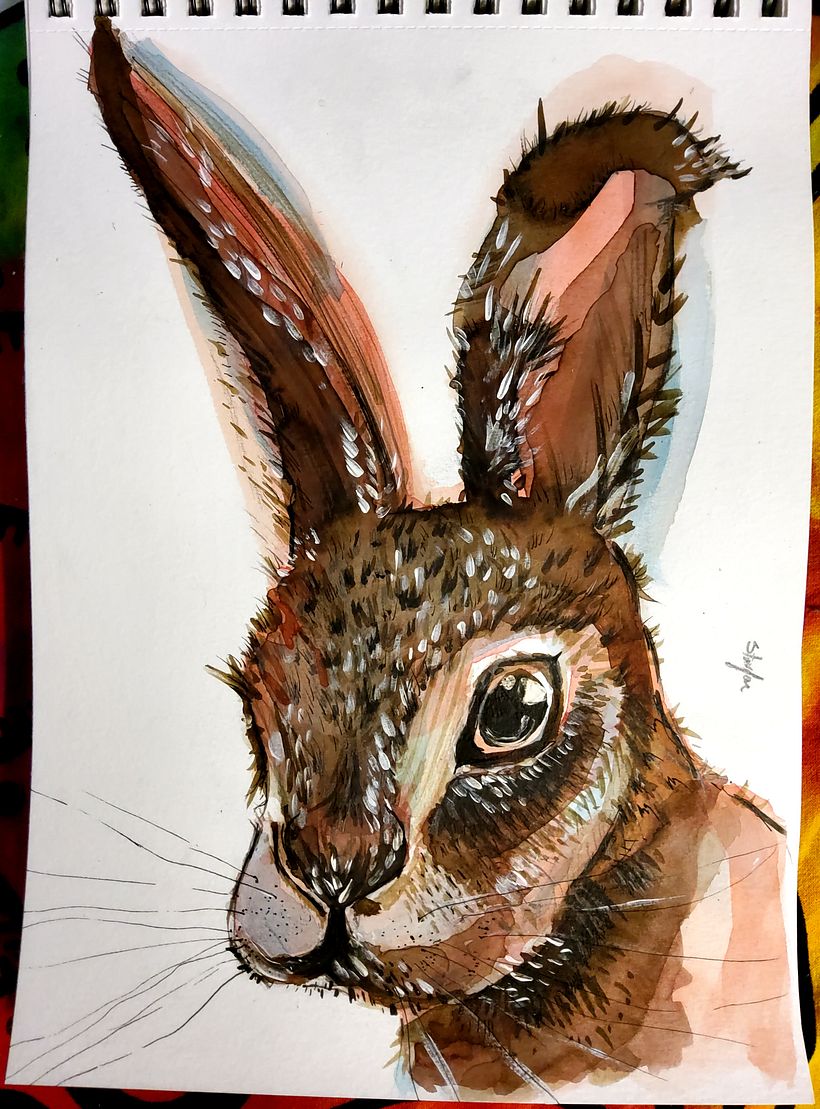 Meu projeto do curso: Técnicas experimentais de aquarela para principiantes 9
