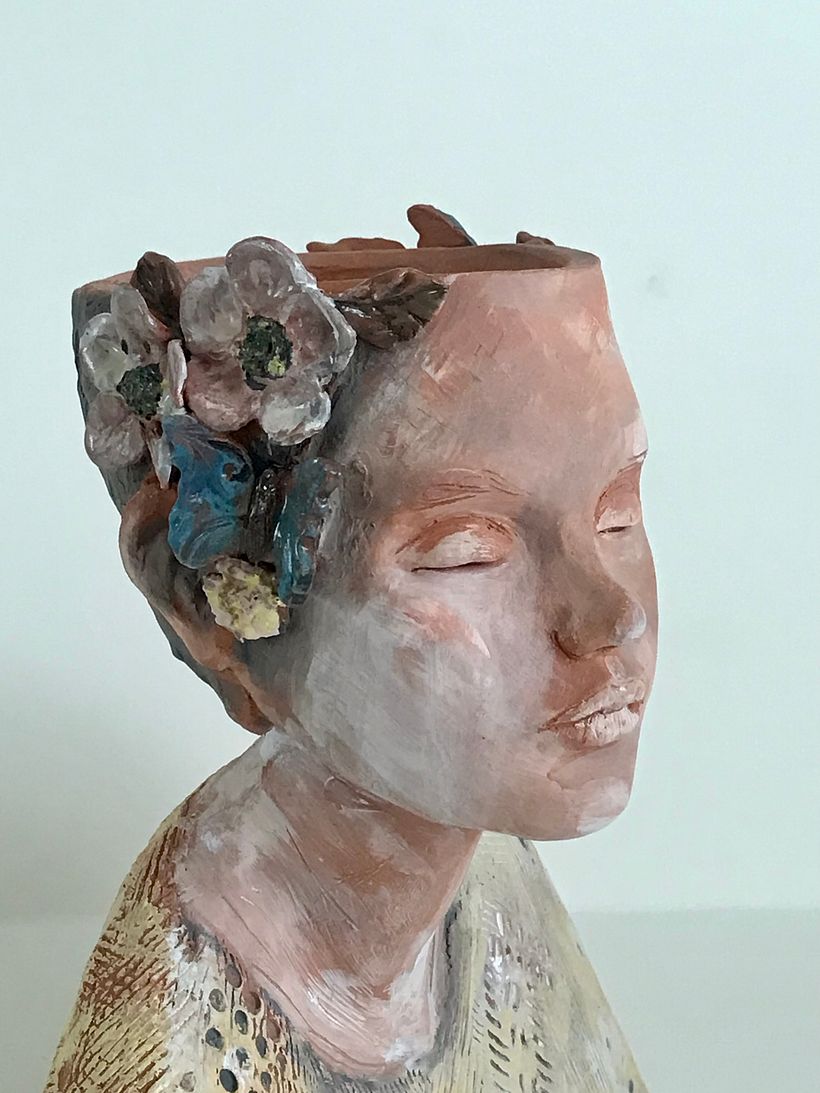 My project for course: my first human looking sculpture :-) 3