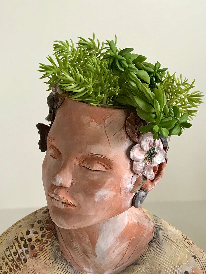 My project for course: my first human looking sculpture :-) 8