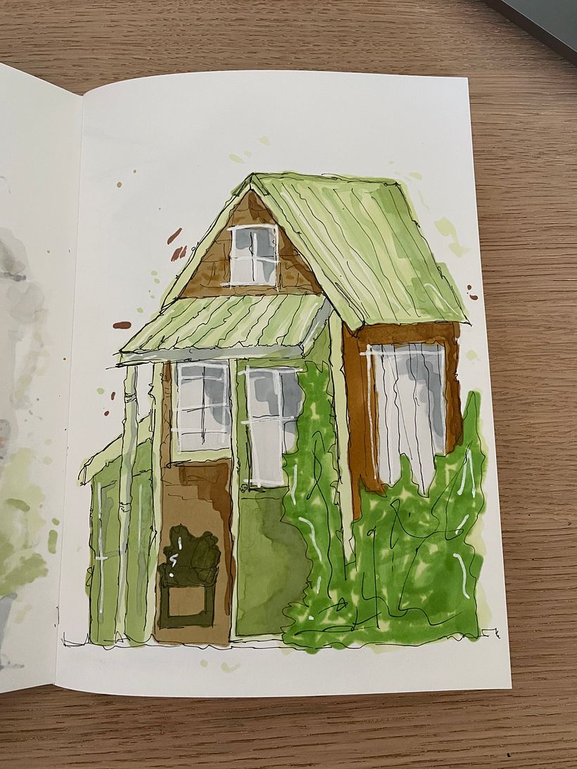 My project for course: Expressive Architectural Sketching with Colored Markers 2