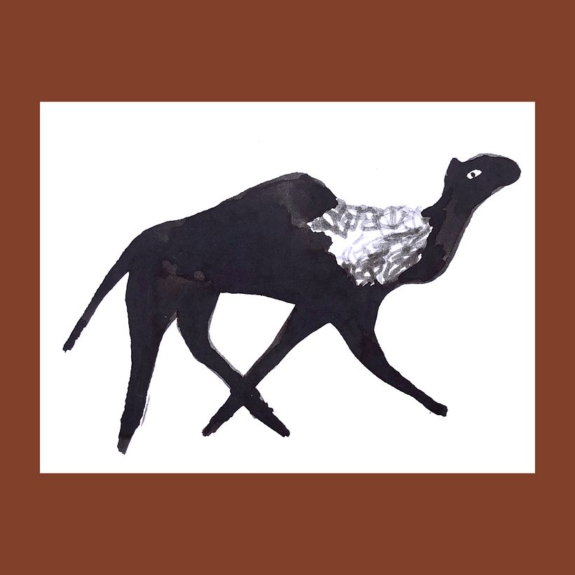Seed and origin - brush and ink animals
