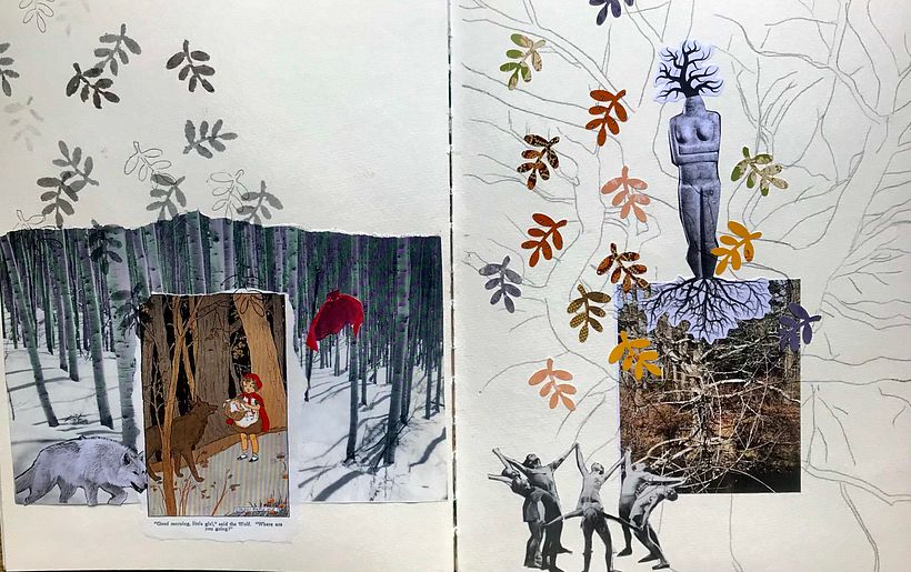 Trees in Myth and Story: Collage