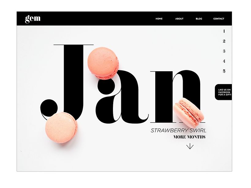 Gem Bakery Website 1