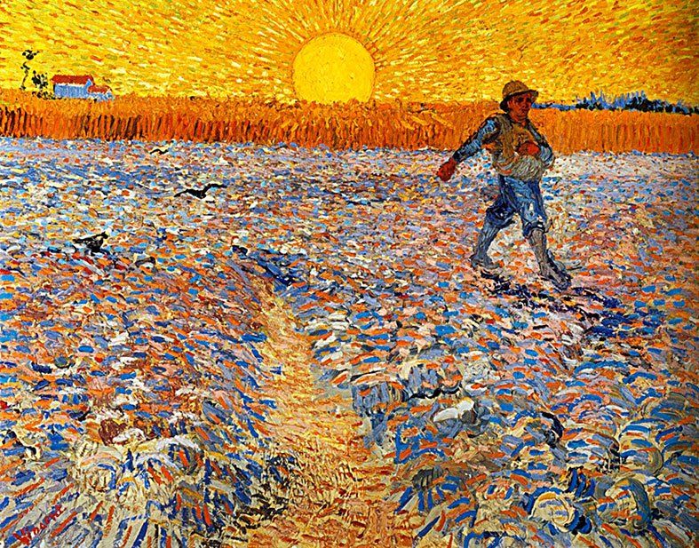 "Sower at Sunset" (1888).