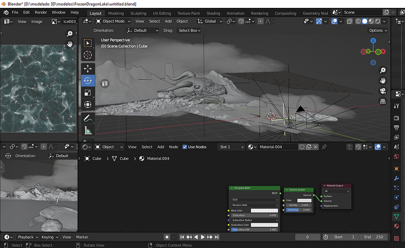 Mi Proyecto del curso: Ilustración fantástica 3D con Blender 2