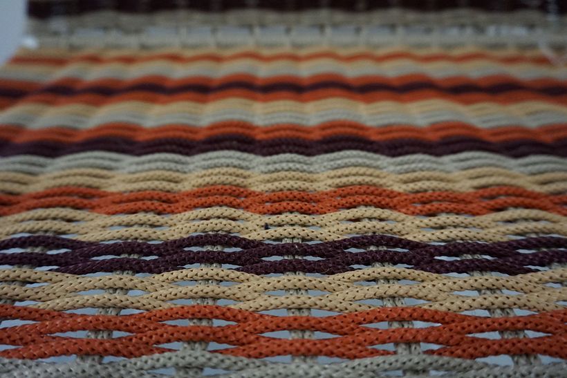 DETTAGLIO Intreccio tradizionale , 4 colori, corda in PPL 5 mm