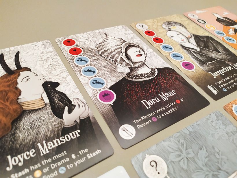 "Surrealist Dinner Party" Board game 3