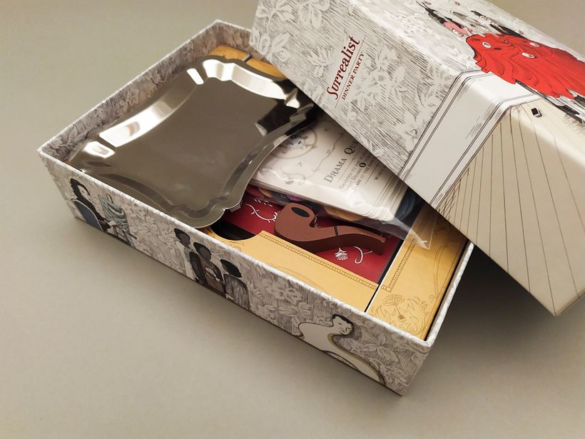 "Surrealist Dinner Party" Board game 5
