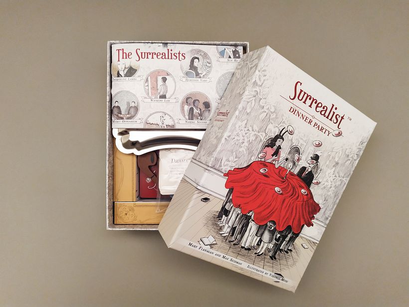 "Surrealist Dinner Party" Board game 2