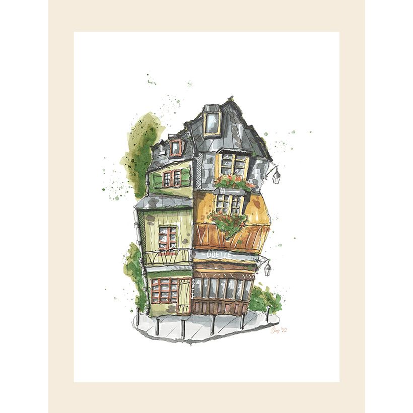 My project for course: Expressive Architectural Sketching with Colored Markers 5