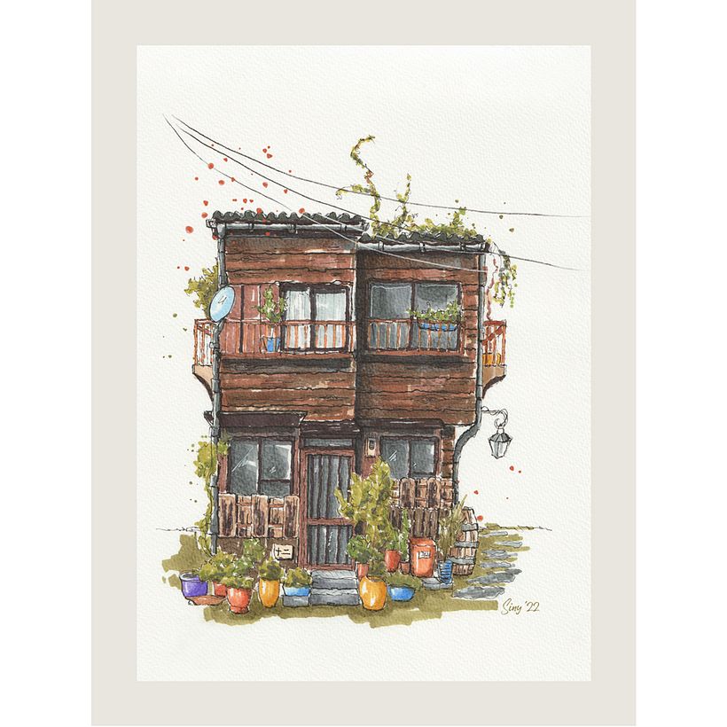 My project for course: Expressive Architectural Sketching with Colored Markers 7