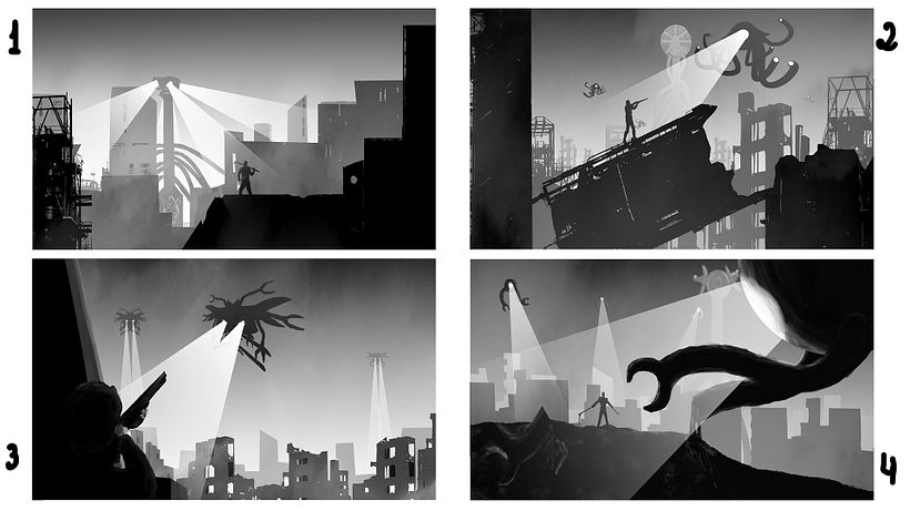 Meu Projeto final do curso: Iniciação à concept art: desenhando o futuro 3