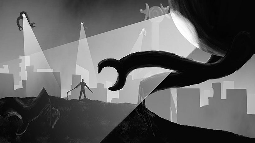 Meu Projeto final do curso: Iniciação à concept art: desenhando o futuro 4