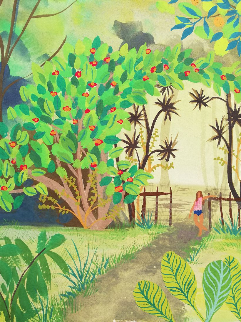 My project for course: Painting Nature with Acrylic: From Sketchbook to Canvas 2