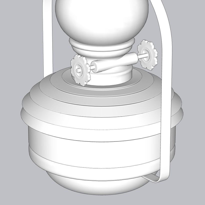 Vista detalle: modelo de SketchUp