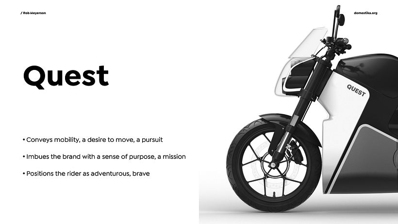 One of six brand names presented. Watch Unit 4: The Naming Presentation to see all six.