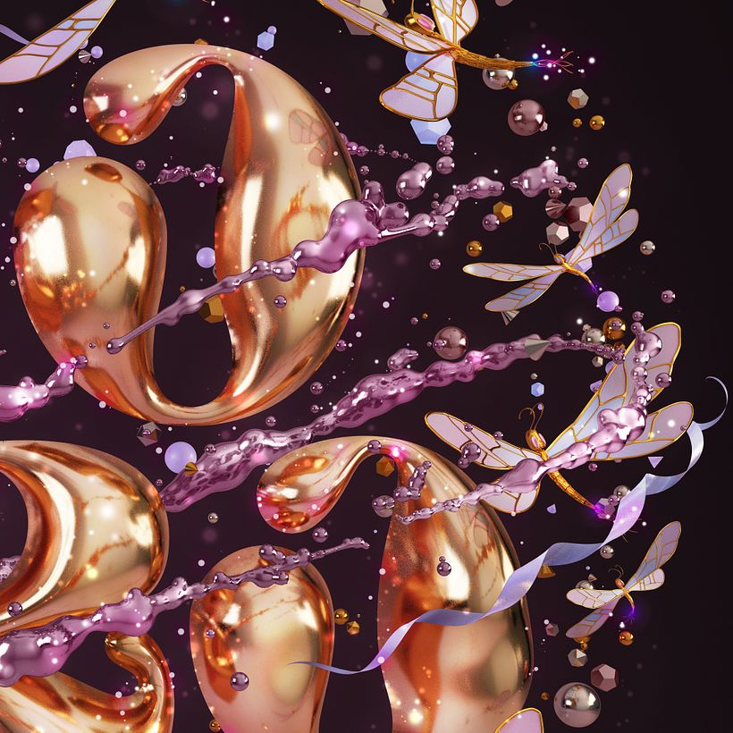 The dragonfly tails have a bit of light that enhances the richness of the piece.