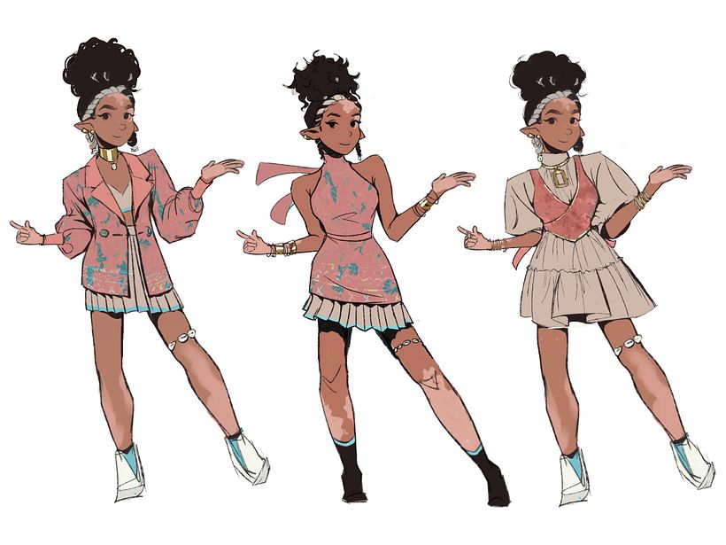 Character development of my course OC 3