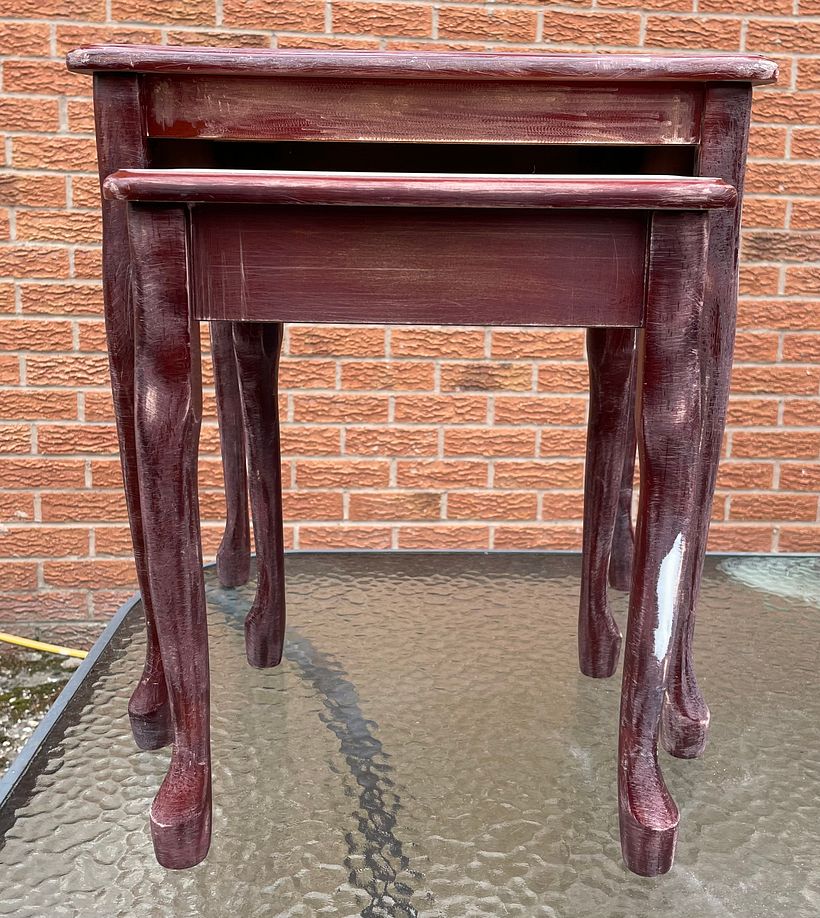 My project for course: Upcycling Vintage Furniture with Painting Techniques 4
