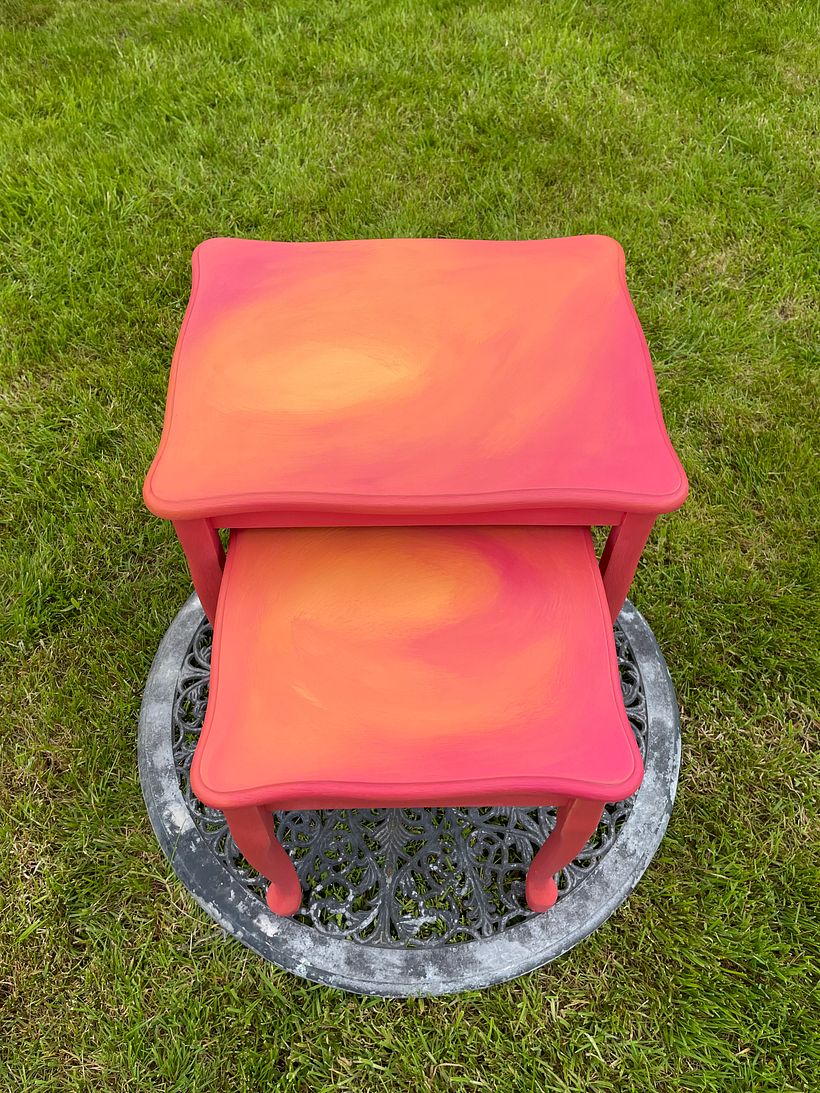 My project for course: Upcycling Vintage Furniture with Painting Techniques 6