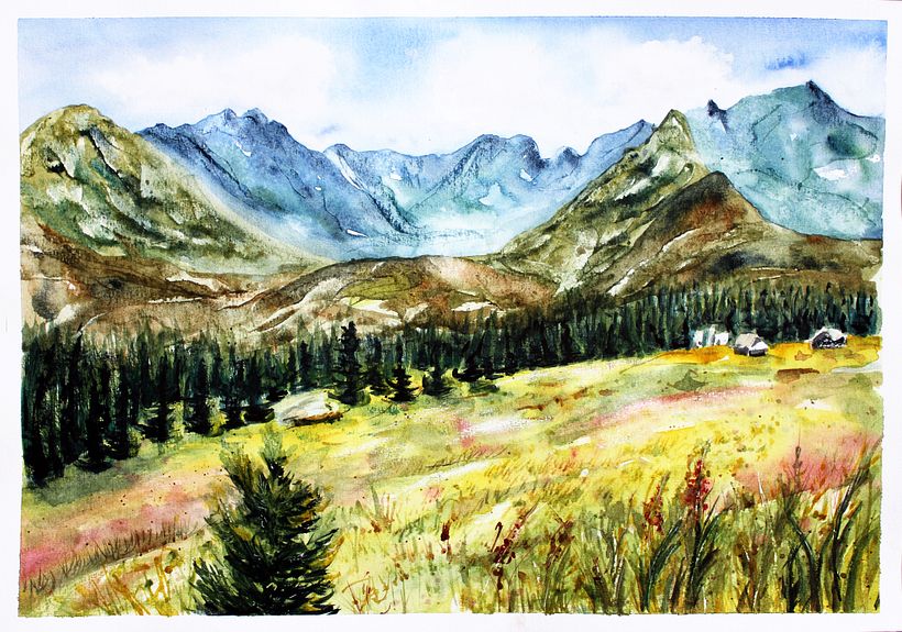 Tatry. Polish mountains.
