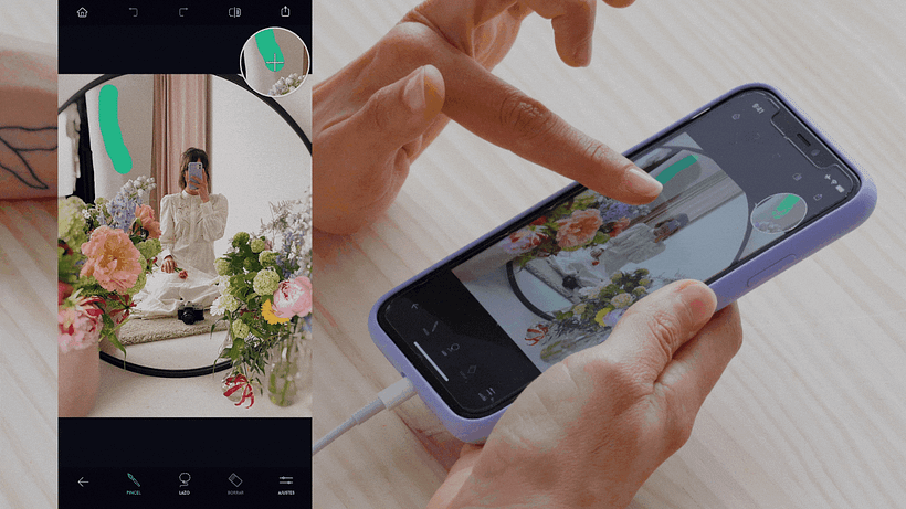 Touch Retouch esta aplicación te permite eliminar cualquier elemento de una imagen de forma  sencilla.