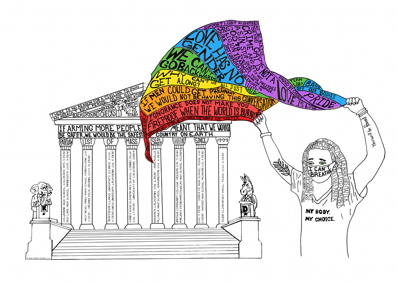 This is my contribution to Pride Month as well as other issues on my mind lately! Let me know what you think!