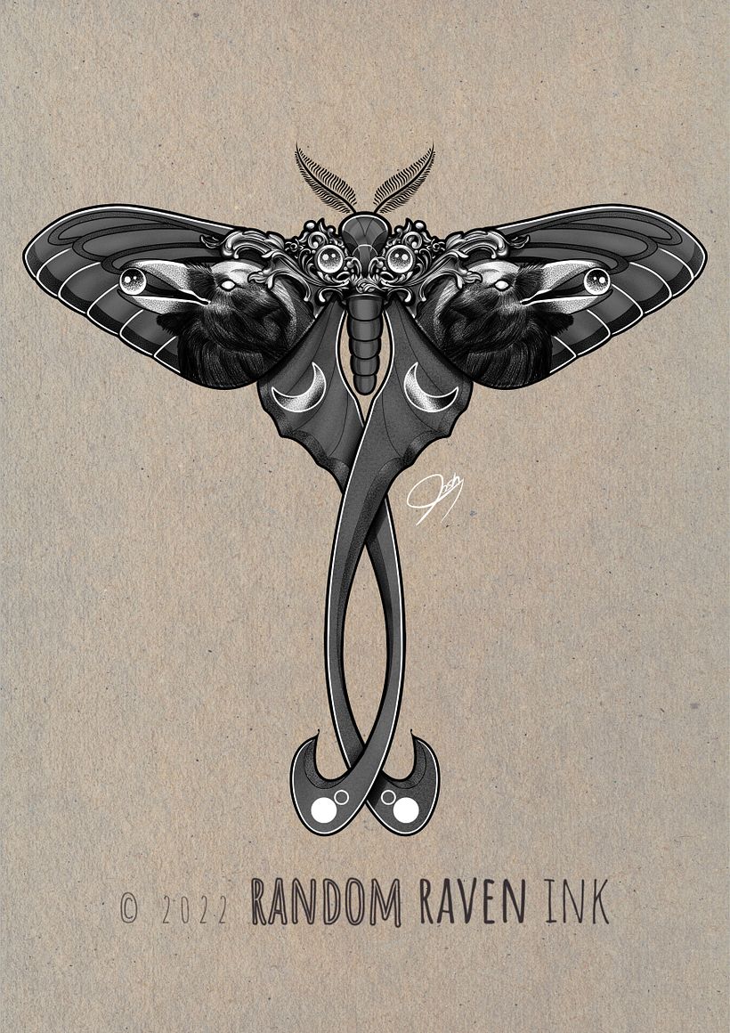 My project for course: Artistic Tattoo Design with Golden Effects in Procreate 3