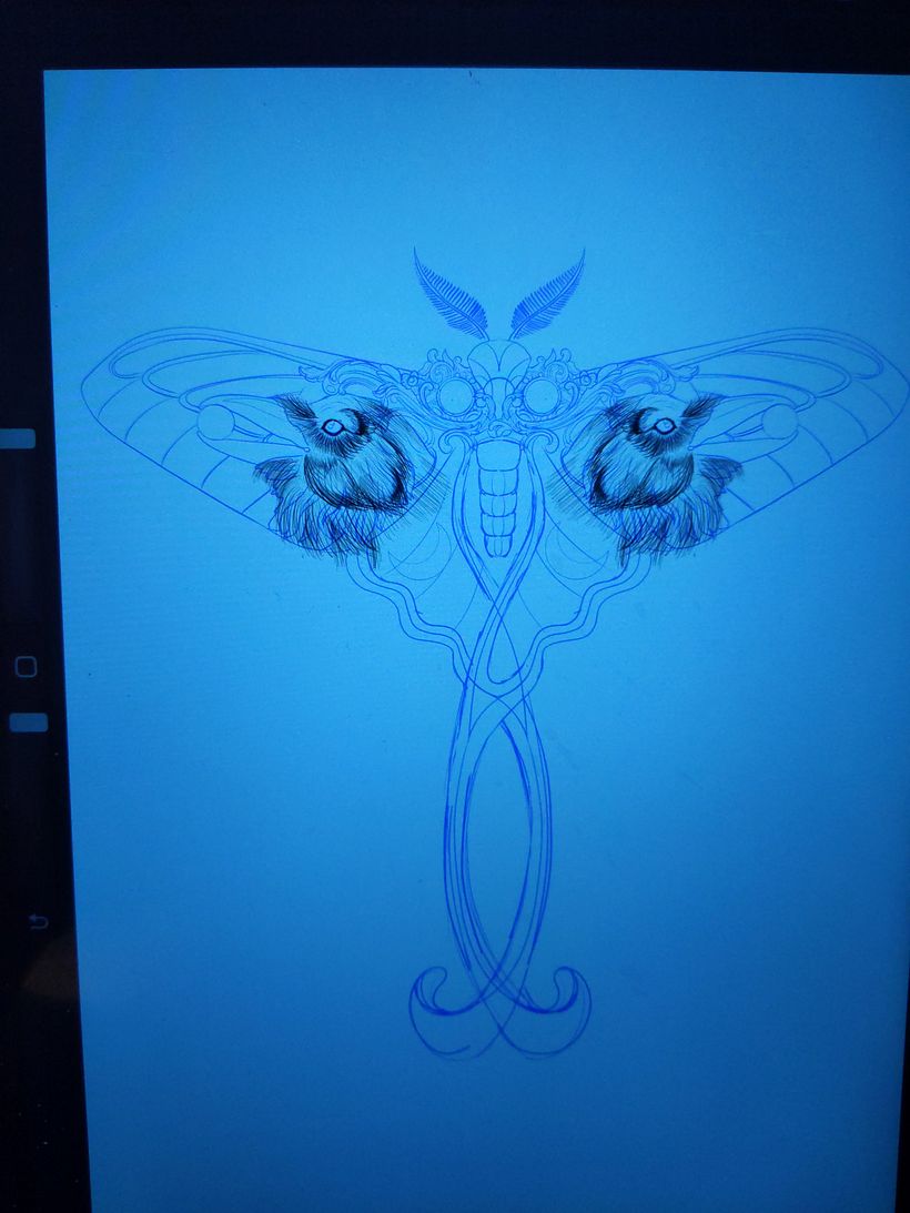 My project for course: Artistic Tattoo Design with Golden Effects in Procreate 5
